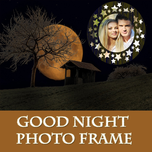 Good Night Photo Frame And Pic Collage app icon