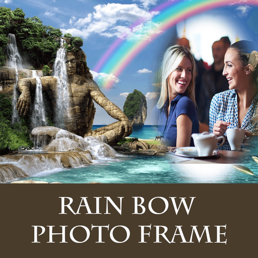 Rain Bow Photo Frame And Pic Collage app icon