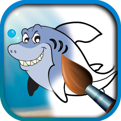 Funny Ocean Designs - Sea Animal Coloring Book app icon