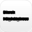 Black Highlighter: Redact Text icon