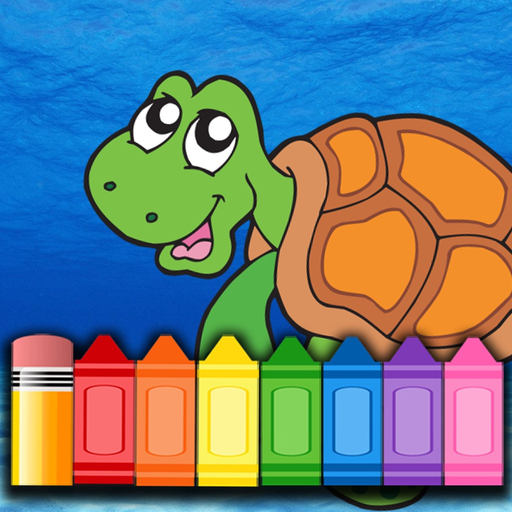 Children Funny Fish Coloring Book - Games for kids app icon