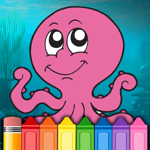 Children Ocean Fish Coloring Page - Games for kids app icon