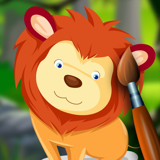 Coloring Page autumn - Zoo Animal for Preschool app icon