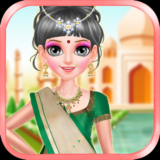 Indian Doll - Fashion Makeover Games For Girls app icon