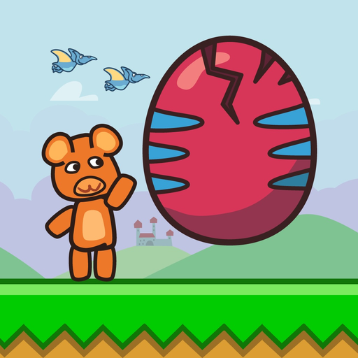 Bear Dash: Dinosaurs Attack app icon