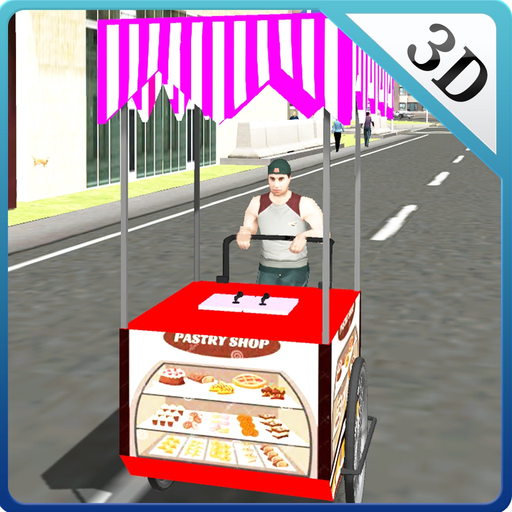 Bakery pastry delivery boy & rider sim app icon