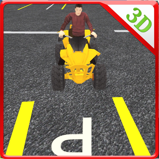 Quad bike tricky parking & crazy driving simulator app icon