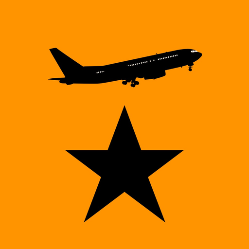 Low-cost tickets: Star flights app icon