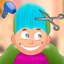 Child game / Crazy Hair Salon (blue hair) icon