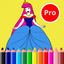 Cute Princess Easy and Fun Coloring Pages For Girl icon