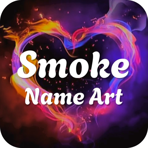 AI Smoke Name Photo Art Editor app icon