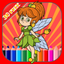Princessfairy and Mermaid Coloring Marker For Girl icon