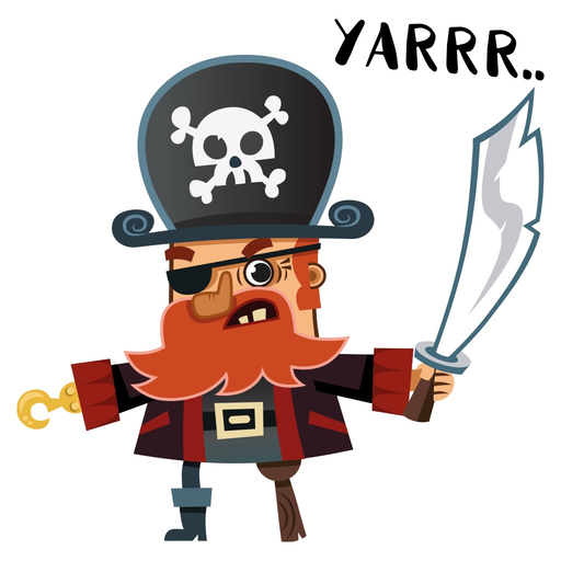 Animated Pirate Stickers app icon