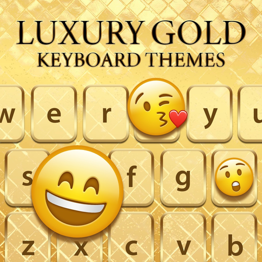 Luxury Gold Keyboard Themes app icon