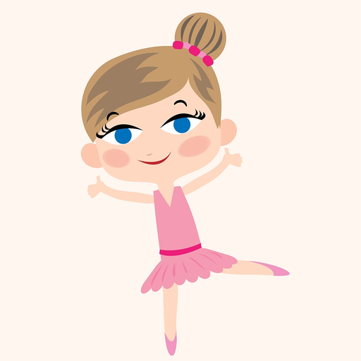 Animated Ballet GIRL Stickers app icon