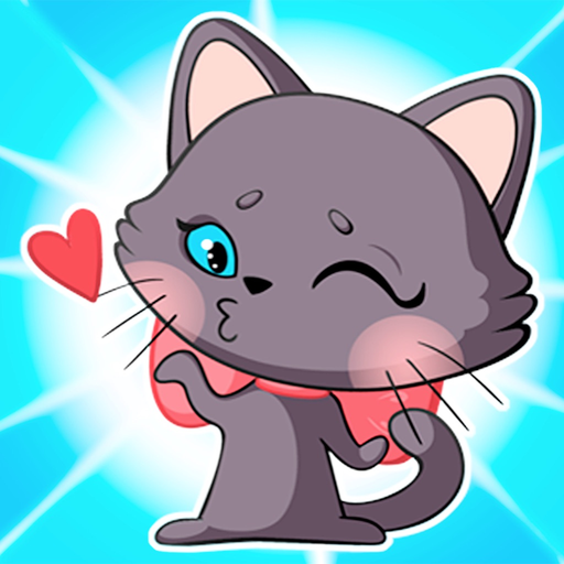 Lucy the Gorgeous Cat Stickers app icon
