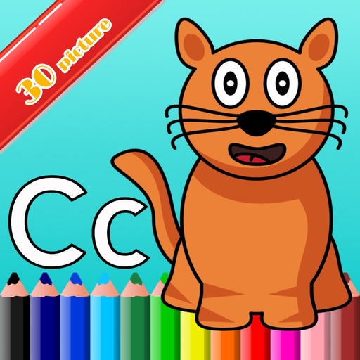 ABC alphabet color : Game Paint For Kids app icon