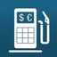 Trip fuel cost calculator icon