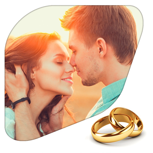 New wedding photo frames – Album & text editor app icon