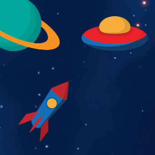 Space stickers emoji for text app icon