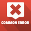 Common Error icon