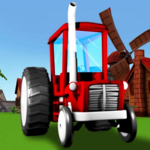 Crazy Farm Tractor Parking Sim-ulator app icon