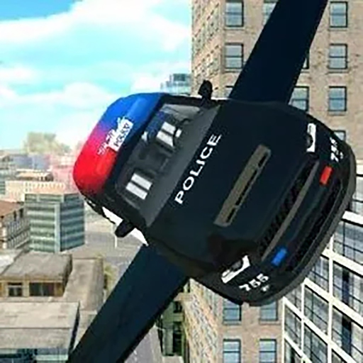 Fly-ing Police Car Sim-ulator 3D app icon