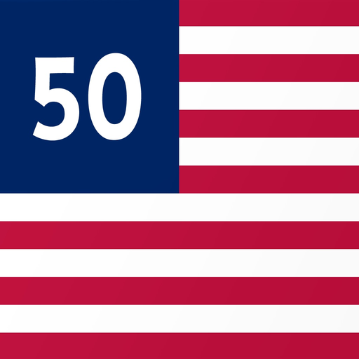 50 Flags: state flag stickers app icon