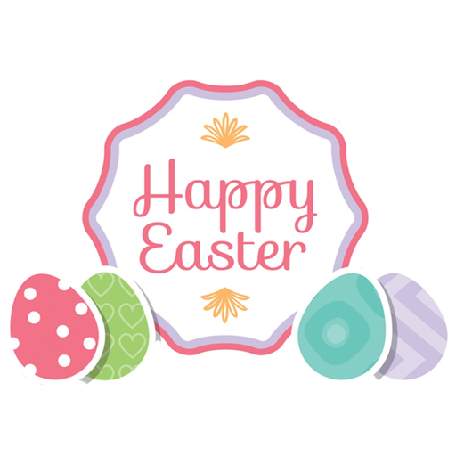 Happy Easter stickers & emoji app icon