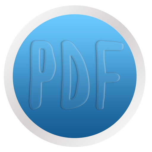 Transparent PDF app icon