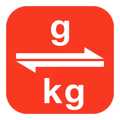 Grams to Kilograms | Gram to Kilogram | g to kg app icon