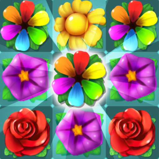 Flower Crush - Match 3 & Blast Garden to Bloom! app icon