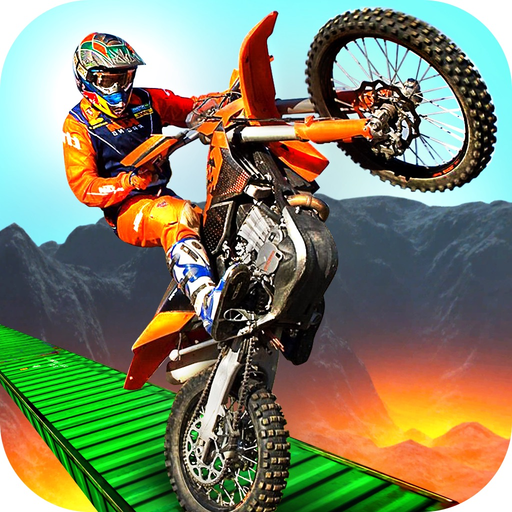 Motorbike Driving Simulator - impossible Tracks 3D app icon
