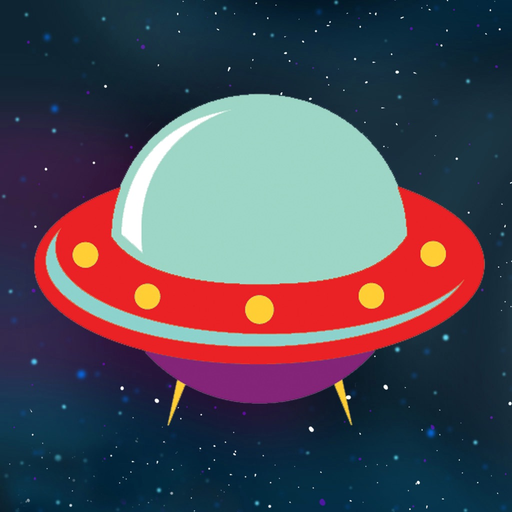 Aliens & spaceship stickers app icon