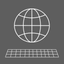 Coordinates Keyboard icon