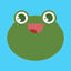 Fun toad stickers - frog emoji icon