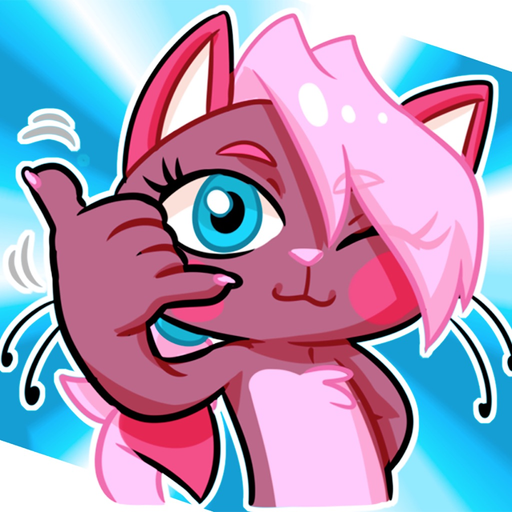 Cat Stickers: Flirty Kate app icon
