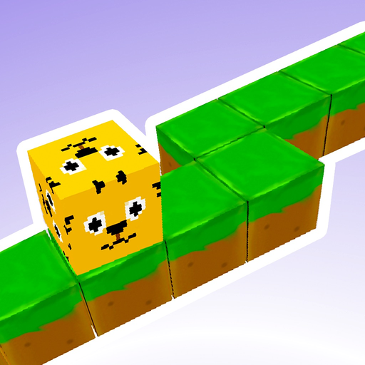 Animals Path - tap and flips cube to change lane app icon