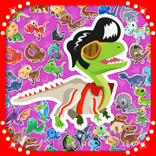Dino Album Stickers Factory Game app icon