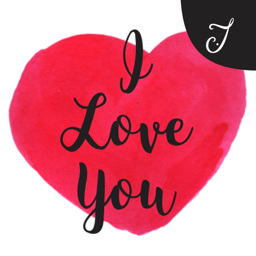 Watercolor Love Messages app icon