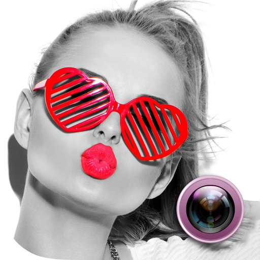 Black & white photo editor app icon