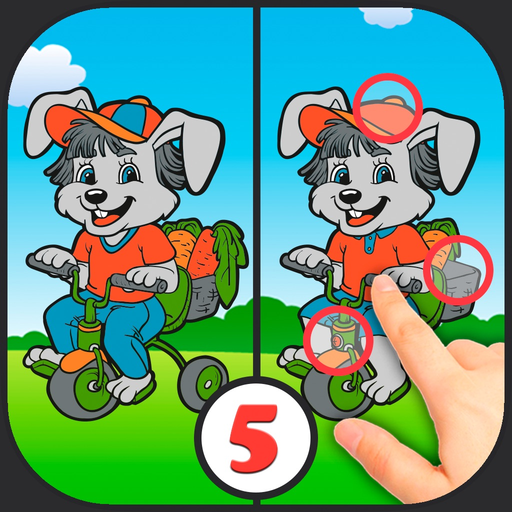 Spot the differences book app icon