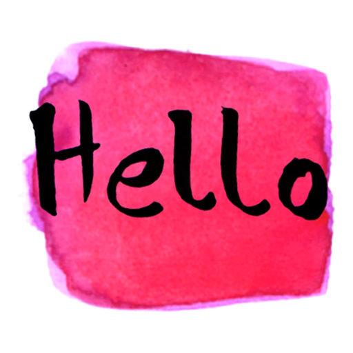 Watercolour Greeting Messages app icon