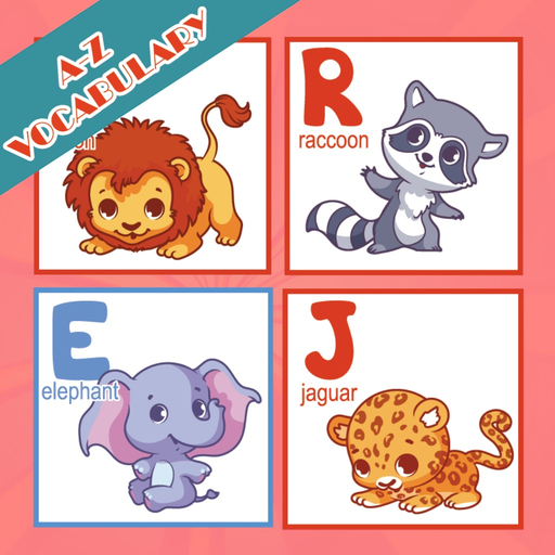 Animals A-Z Good Vocabulary Words For Kindergarten app icon