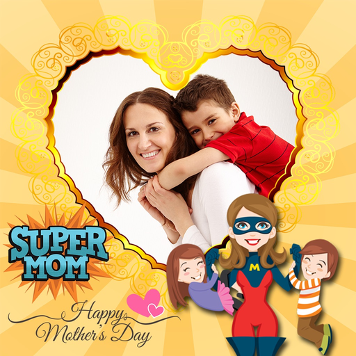 Mother's Day Photo Frames Pro app icon
