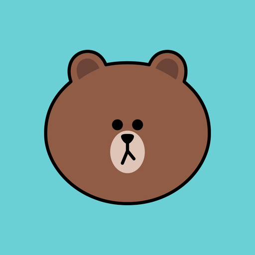 Sweet BROWN - LINE FRIENDS app icon