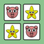 Pairs - Concentration in cards icon