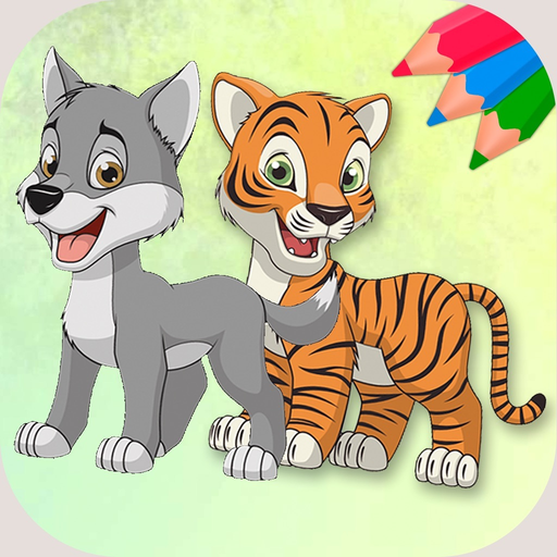 Animals coloring book – coloring pages app icon