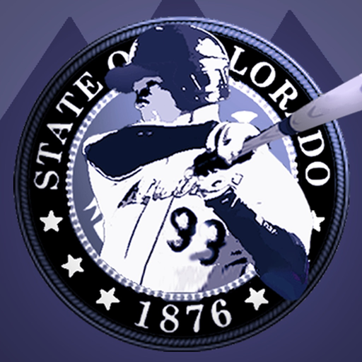 Colorado Baseball Rockies Edition app icon