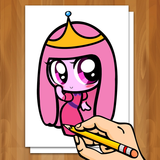 How to Draw Little Princess on Sketch Line app icon